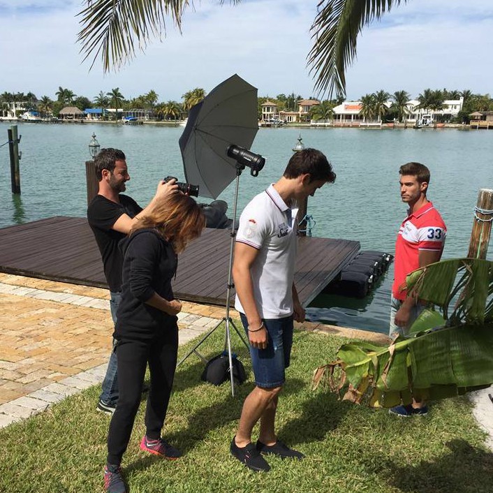 Backstage di shooting moda e comunicazione visuale